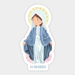 Our lady of the Miraculous Medal Sticker